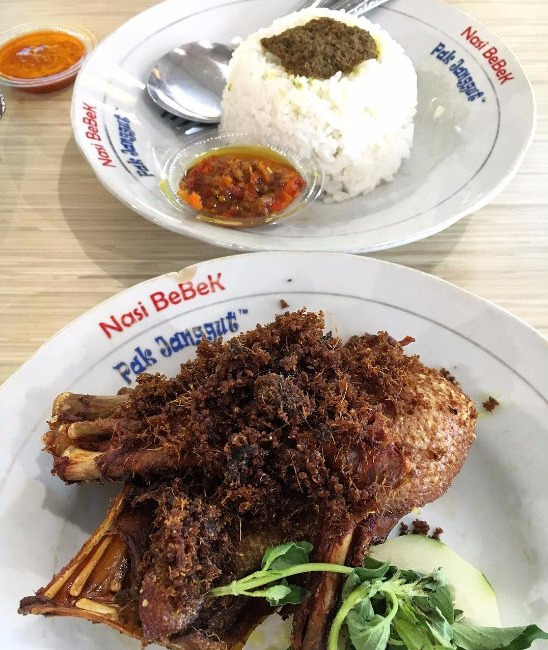 nasi bebek pak janggut