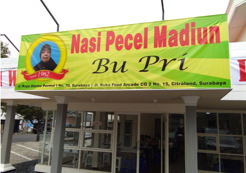 nasi pecel bu pri
