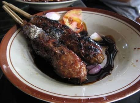 sate buntel kambing bu hj bejo