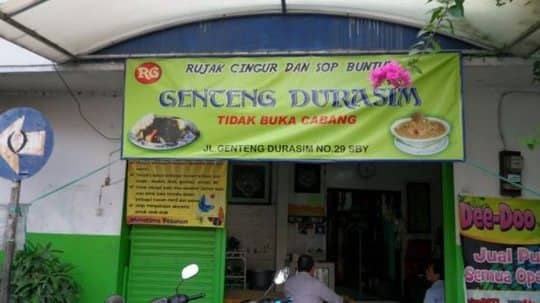 rujak cingur genteng durasim