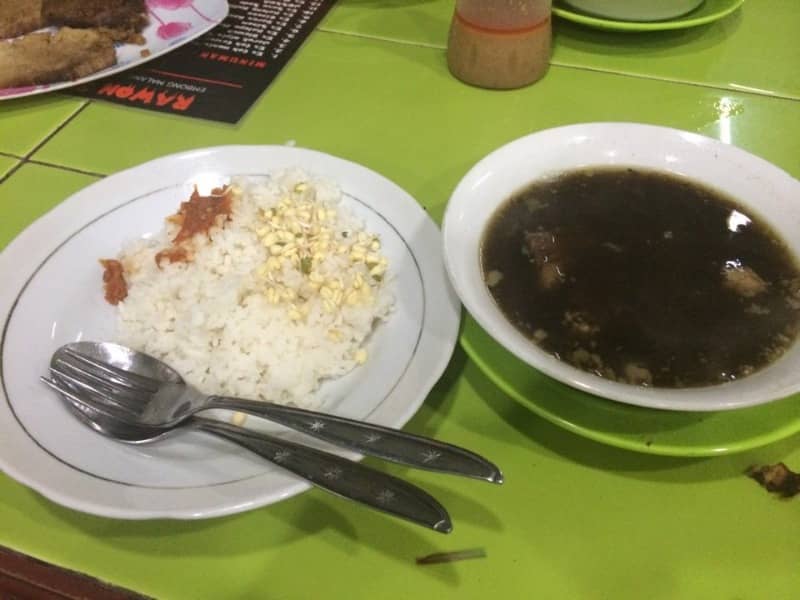 rawon setan bu sup