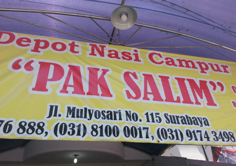nasi campur pak salim