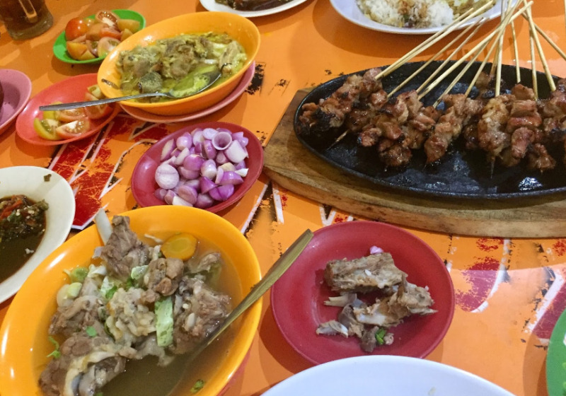 menu sate kambing wendys
