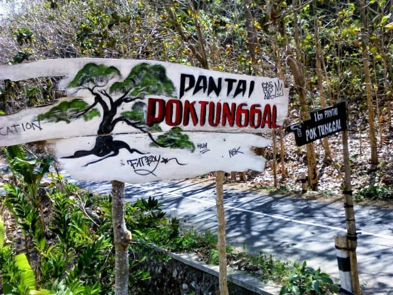 pantai pok tunggal gunung kidul
