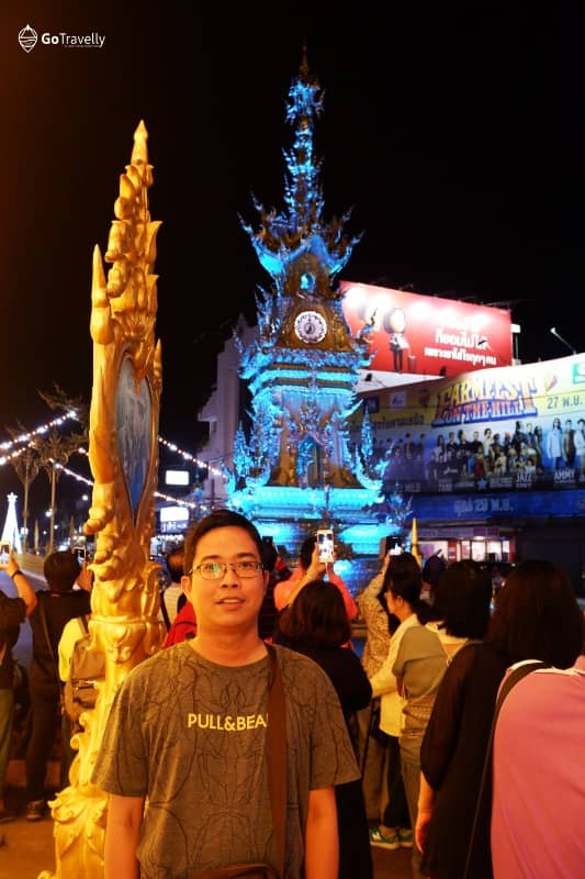 golden clock tower chiang rai
